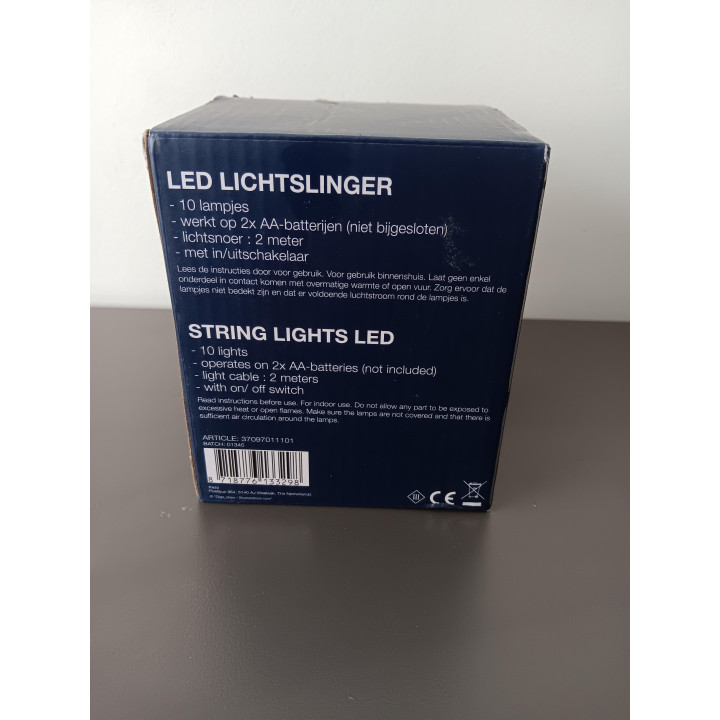 LED lichtslinger voetbal fiets klomp 2 meter