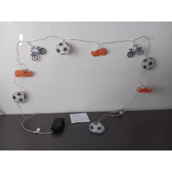 LED lichtslinger voetbal fiets klomp 2 meter