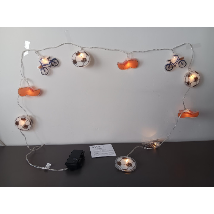 LED lichtslinger voetbal fiets klomp 2 meter