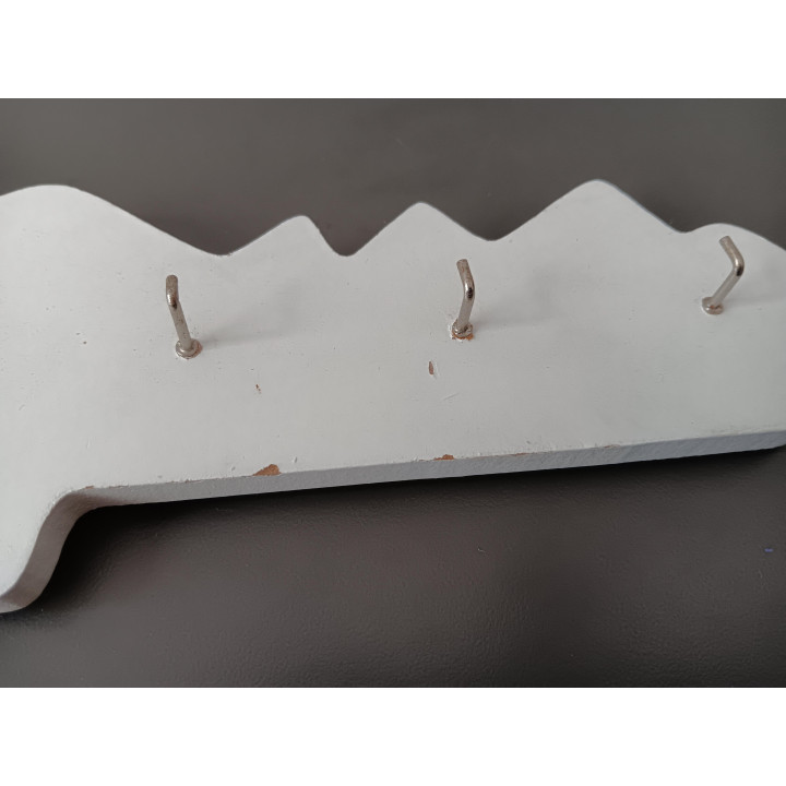 Houten sleutelbord met haakjes Keys to Our Home