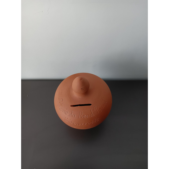 Terracotta spaarpot Provençaal handgemaakt Biscarrosse