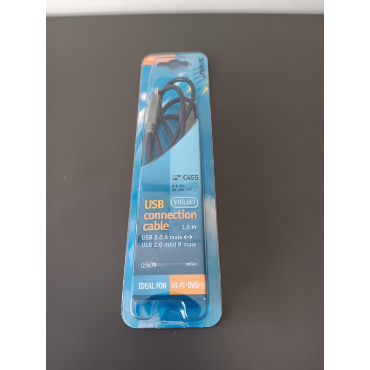 Scanpart USB 2.0 A naar Mini-B kabel 1,5 m