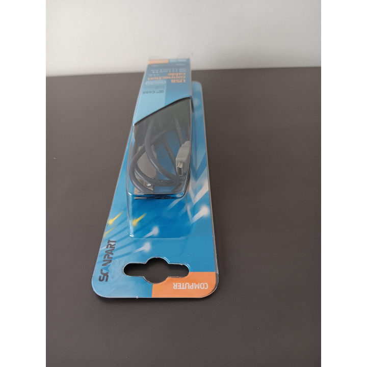 Scanpart USB 2.0 A naar Mini-B kabel 1,5 m