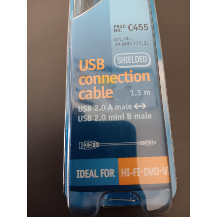 Scanpart USB 2.0 A naar Mini B kabel 1,5 m nieuw