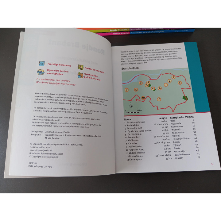 Set van 7 boeken – Rondje Nederland met picknickrecepten