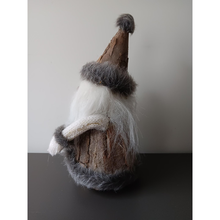 Kerst gnome hout en textiel | Angelique’s Kringloop