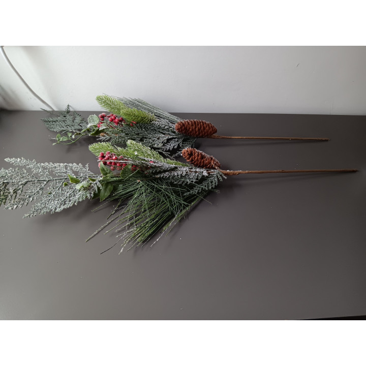 Kersttakken met dennenappel set van 2 | Angelique’s Kringloop