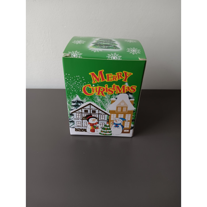Bewegende kerstboom met geluid op batterijen 15 cm