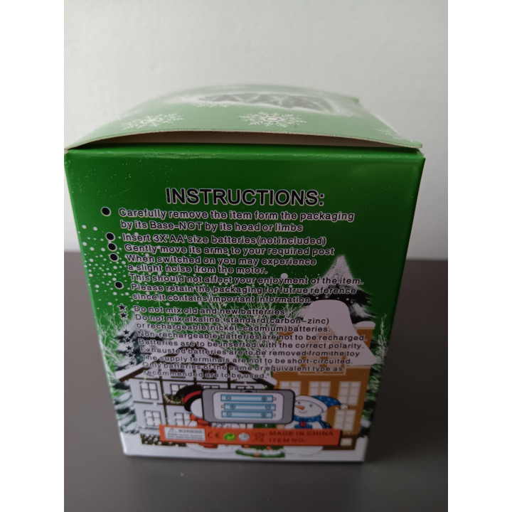 Grappige kerstboom decoratie met geluid en beweging