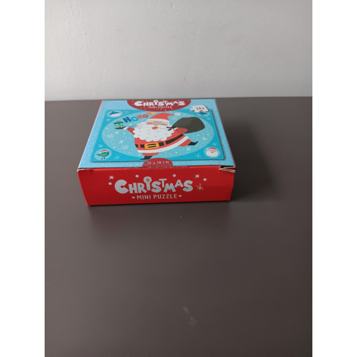 Christmas mini puzzel Kerstman 24 stukjes