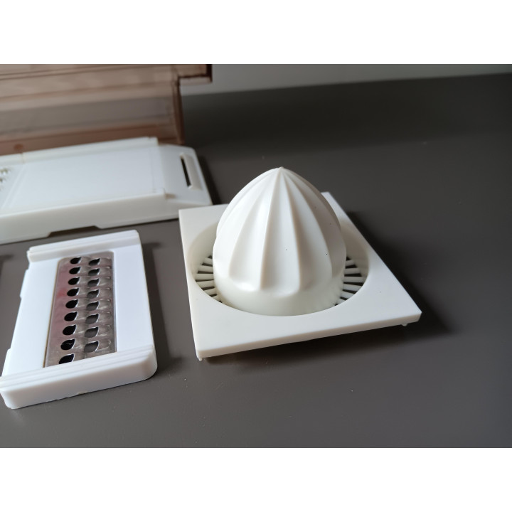 Multi Grater 7-in-1 keukenrasp met opvangbak