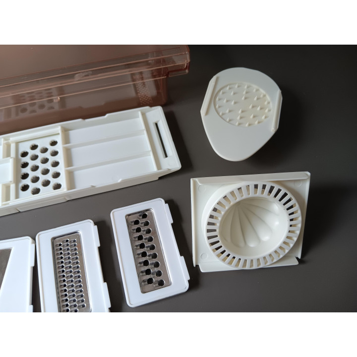 Multi grater 7-in-1 keukenrasp set