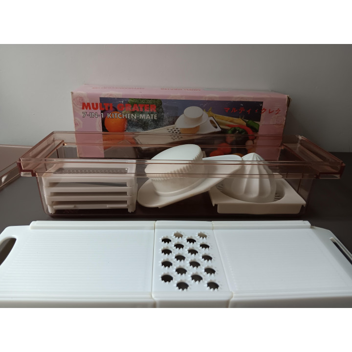 Multi grater 7-in-1 keukenrasp set