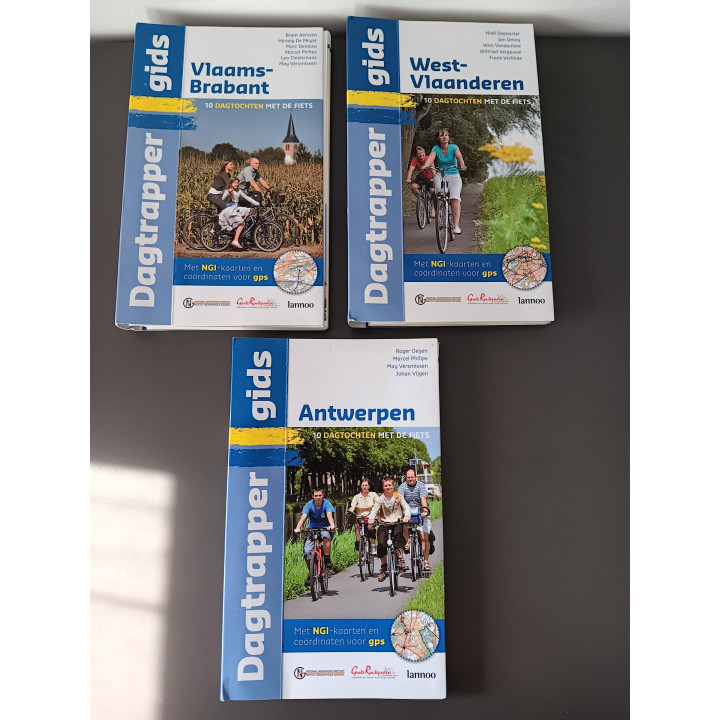 Dagtrapper 3 fietsgidsen België 30 fietsroutes