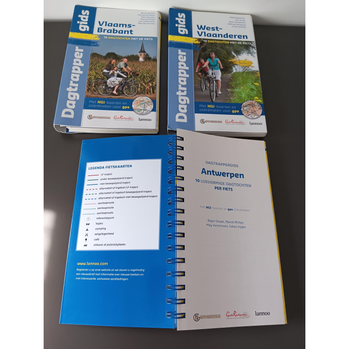 Dagtrapper 3 fietsgidsen België 30 fietsroutes