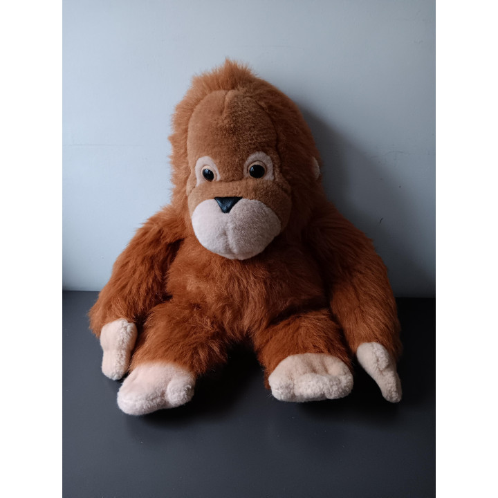 Grote pluche aap knuffel bruin