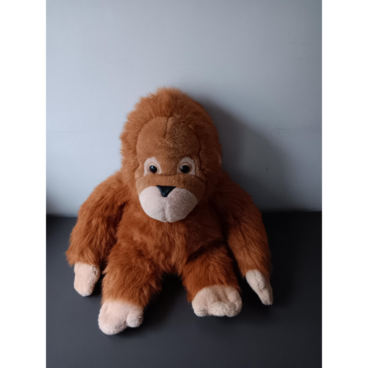 Grote pluche aap knuffel bruin