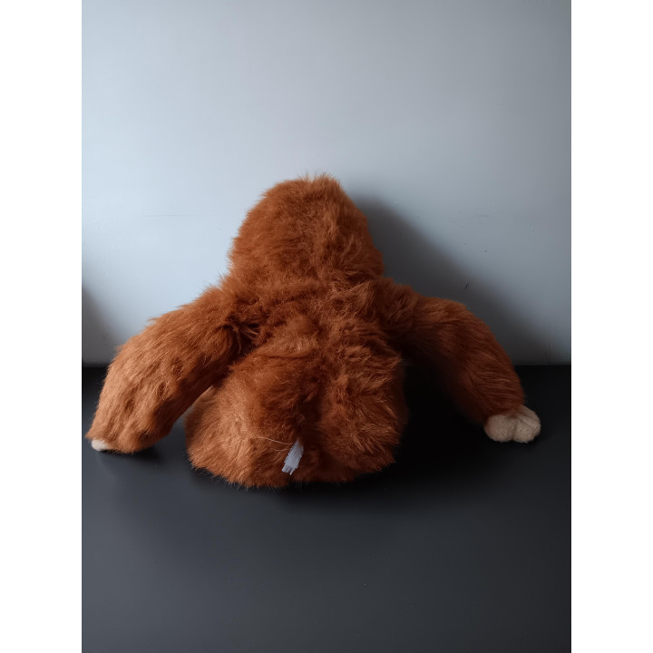 Grote pluche aap knuffel bruin 34 cm