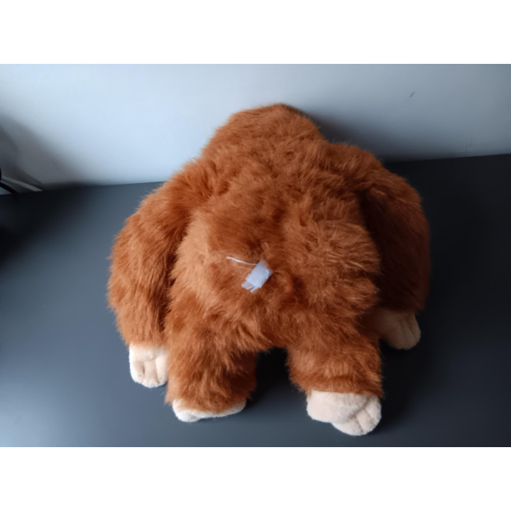 Grote pluche aap knuffel bruin
