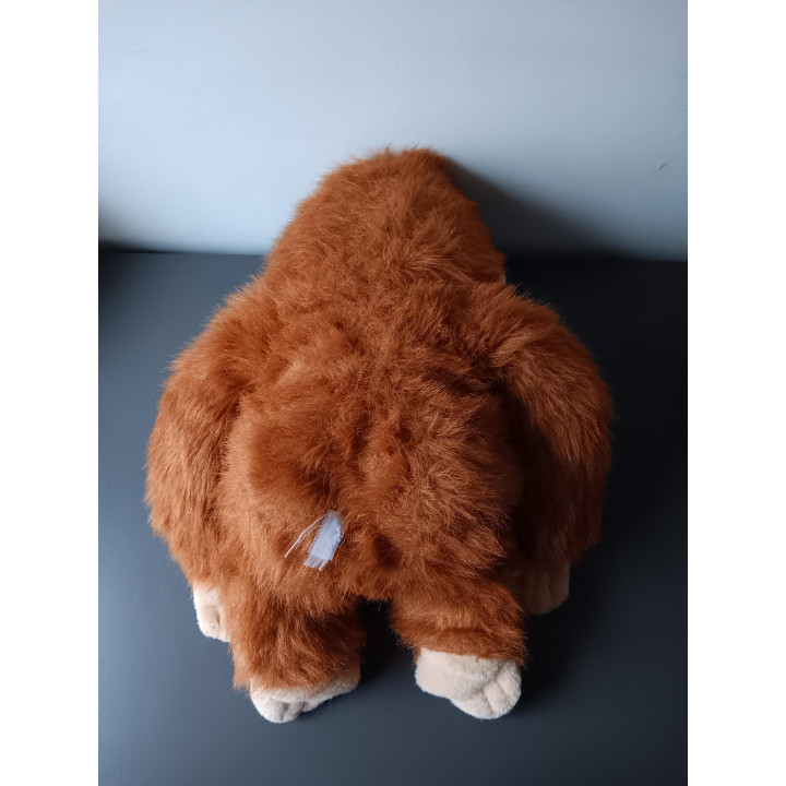 Grote pluche aap knuffel bruin