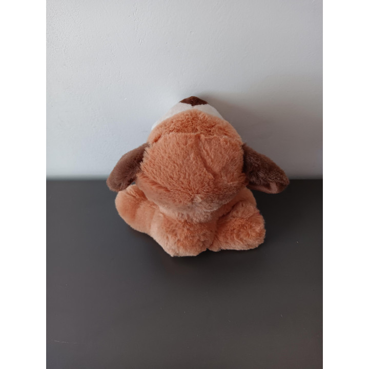 Pluche hondje met hartje knuffel 14 cm | Angelique's Kringloop