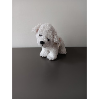 TY Beanie hondje wit knuffeltje