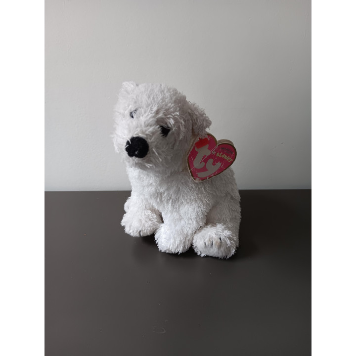 TY Beanie knuffel witte ijsbeer