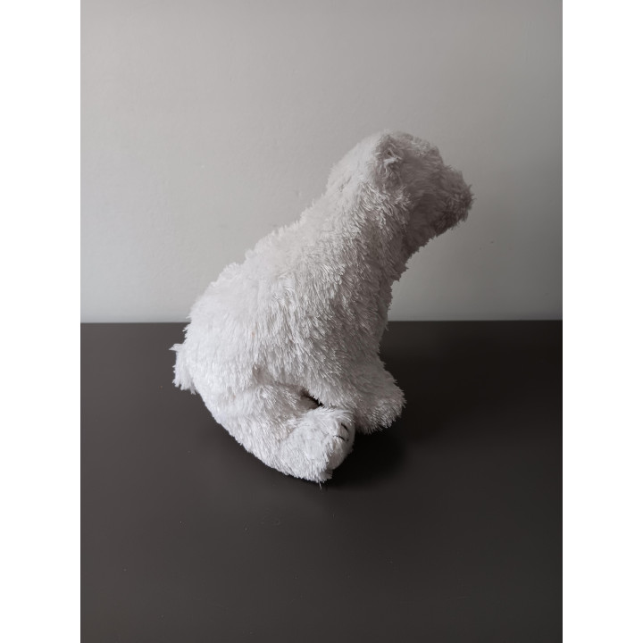 TY Beanie ijsbeer knuffel wit met label | Angelique's Kringloop