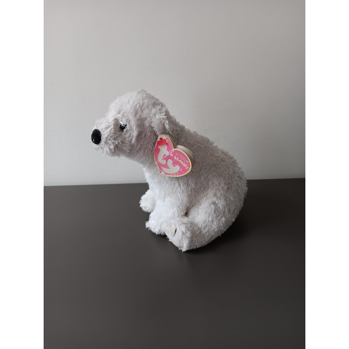 TY Beanie ijsbeer knuffel wit met label | Angelique's Kringloop