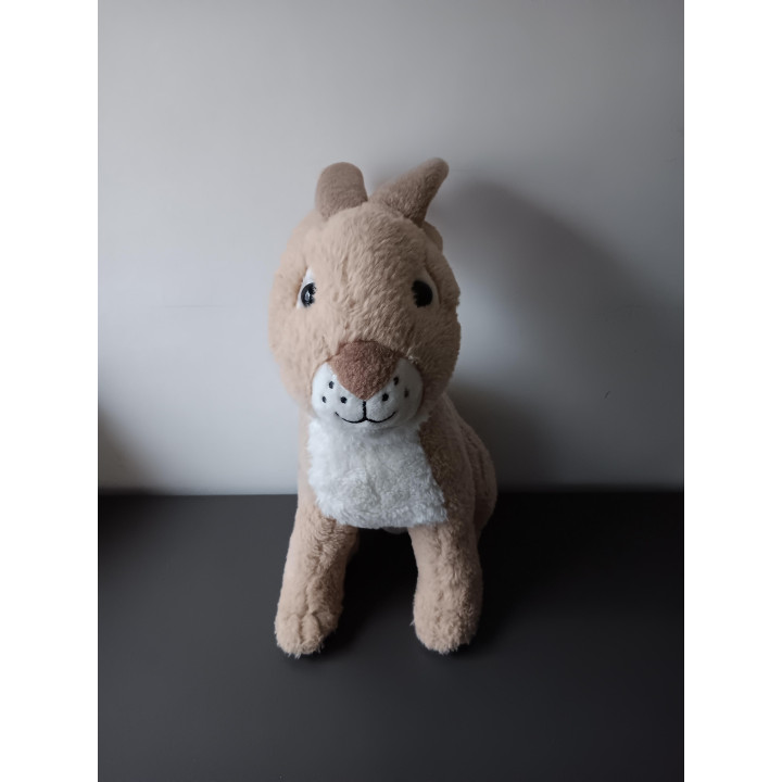 Bruine konijn knuffel met lange oren | Angelique's Kringloop