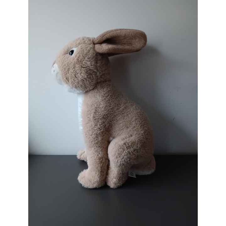 Bruine konijn knuffel met lange oren | Angelique's Kringloop
