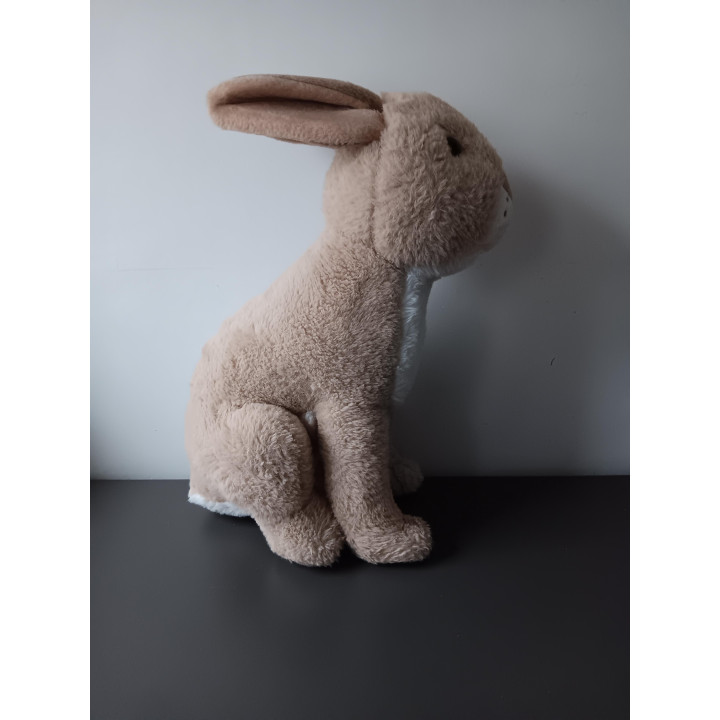 Bruine konijn knuffel met lange oren | Angelique's Kringloop