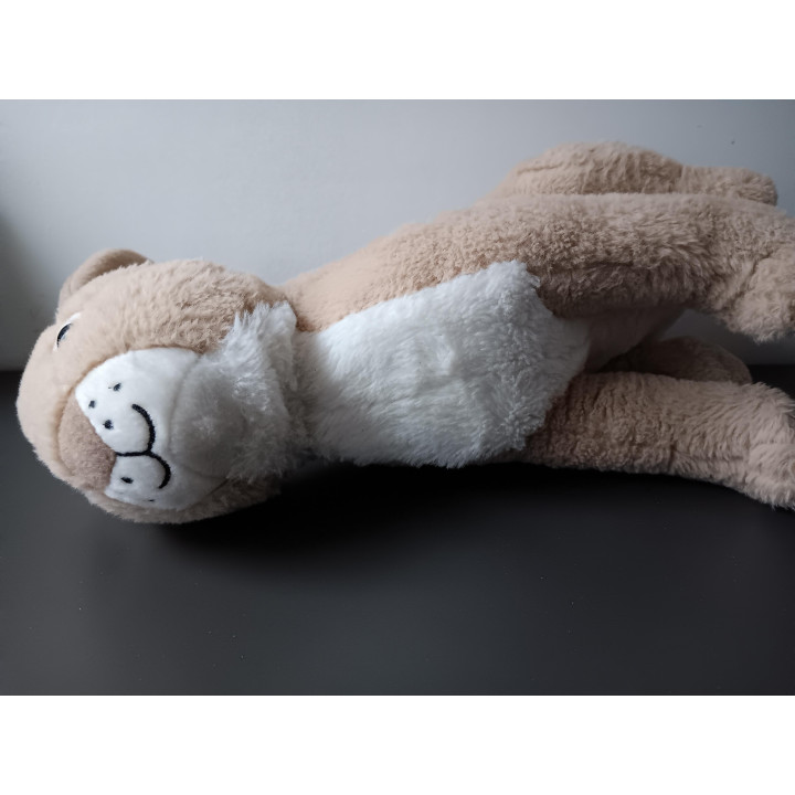 Bruine konijn knuffel met lange oren | Angelique's Kringloop