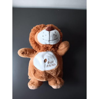 Leeuw handpop Best Friends knuffel | Angelique's Kringloop