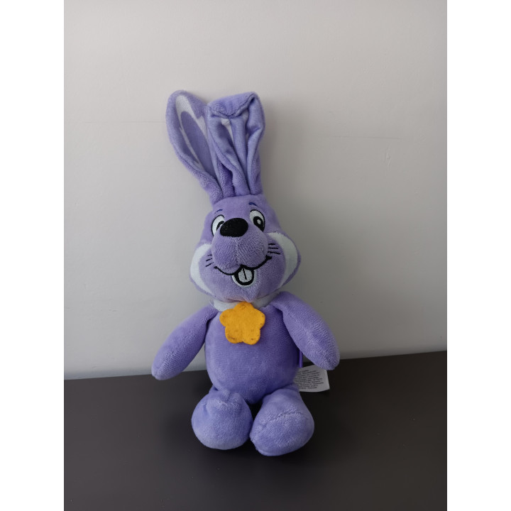Milka paashaas knuffel paars 30 cm