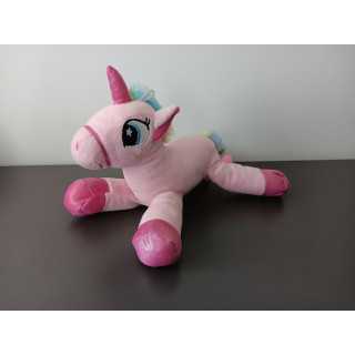 Unicorn Land eenhoorn knuffel roze 25 cm