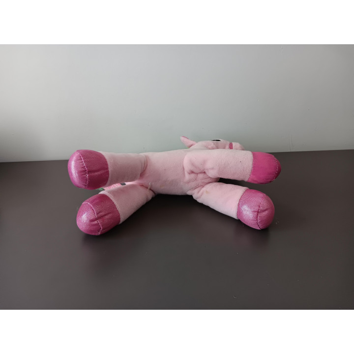 Unicorn Land eenhoorn knuffel roze 25 cm