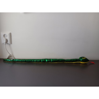 Slangenknuffel groen/geel