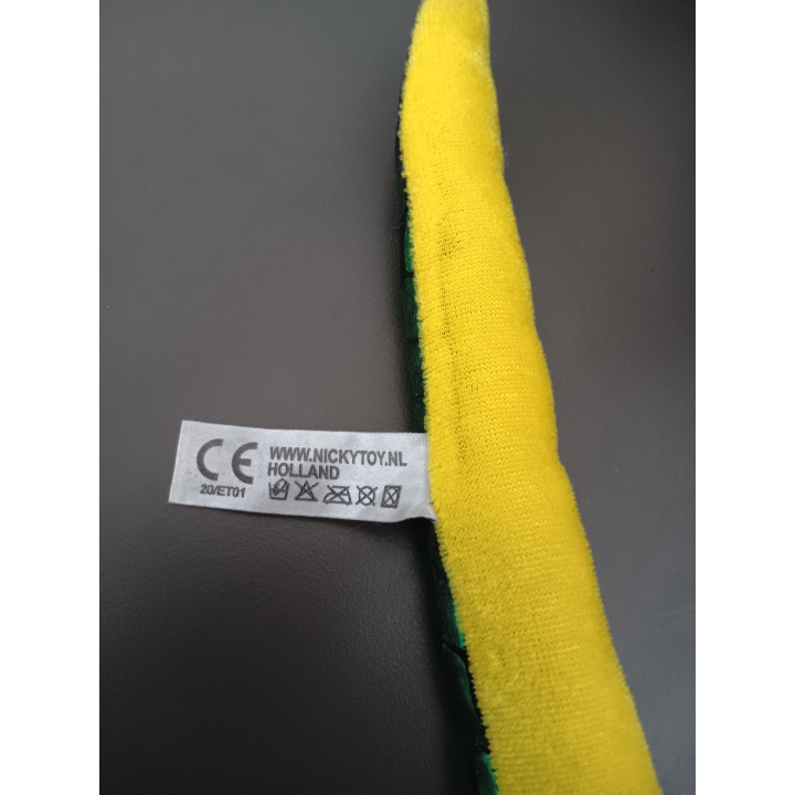 Slangenknuffel groen/geel