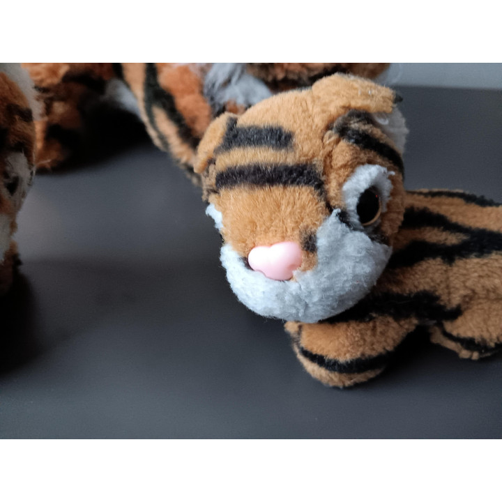 Tijger knuffel set met 2 welpjes
