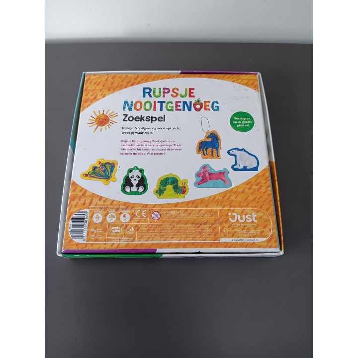 Rupsje Nooitgenoeg zoekspel Eric Carle | Angelique's Kringloop