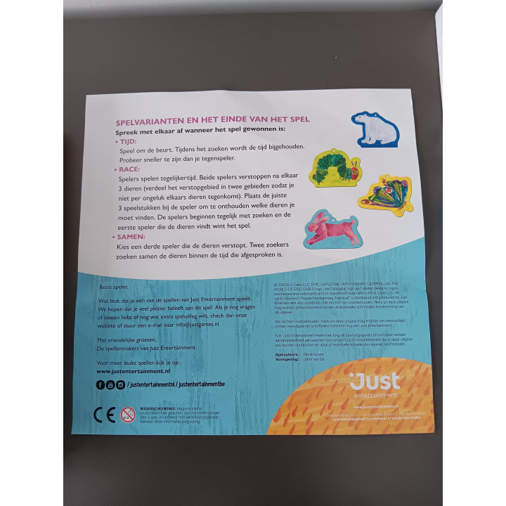 Rupsje Nooitgenoeg zoekspel