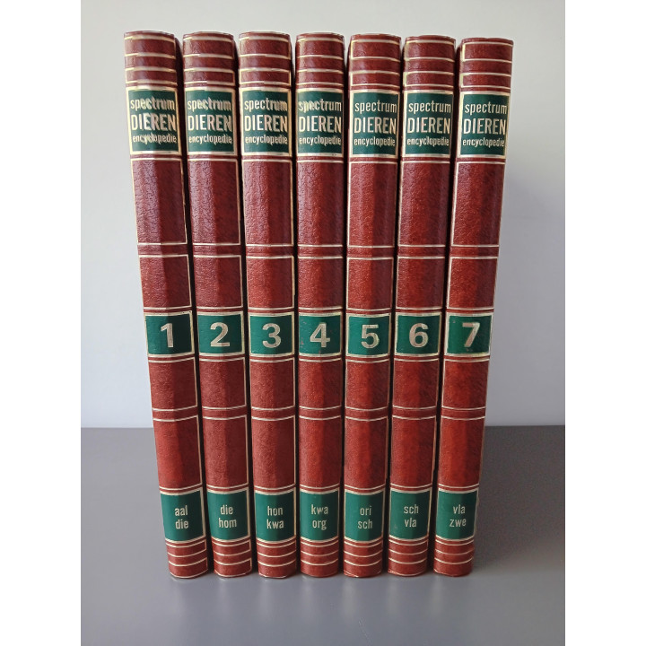 Spectrum dieren encyclopedie complete set 7 delen