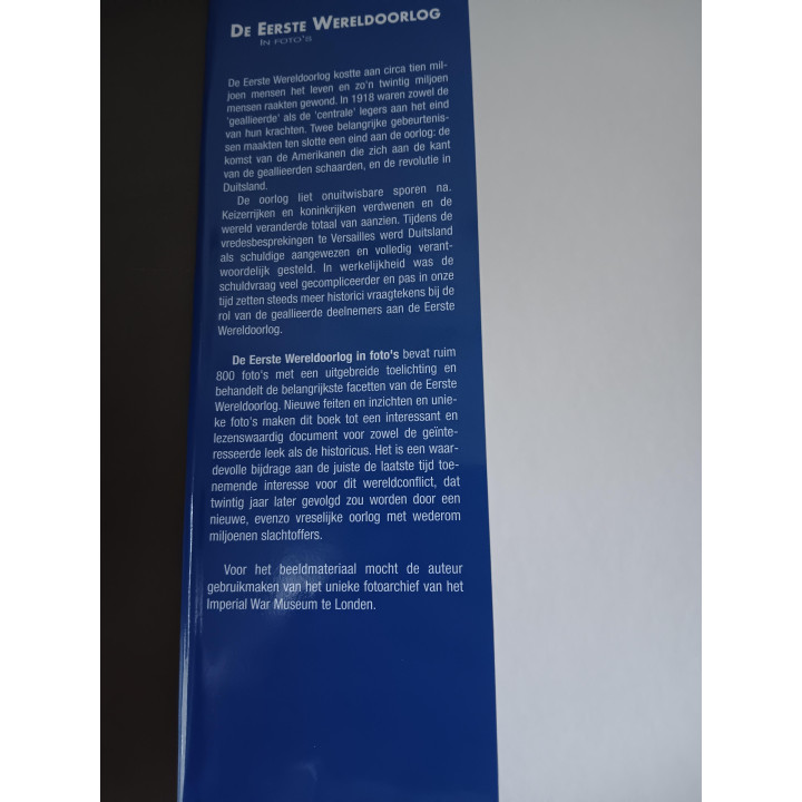 De Eerste Wereldoorlog in foto’s J H J Andriessen