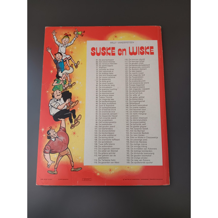 Suske en Wiske De Bokkerijders stripboek