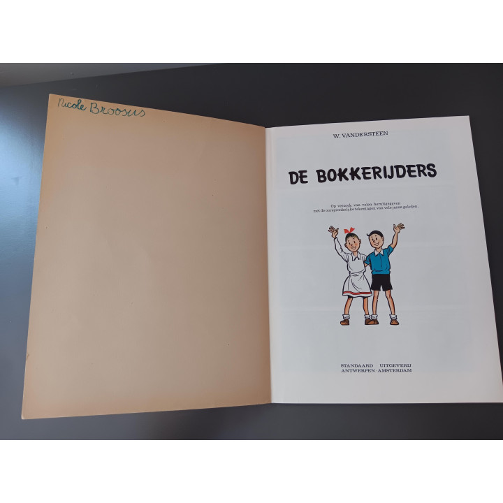 Suske en Wiske De Bokkerijders stripboek