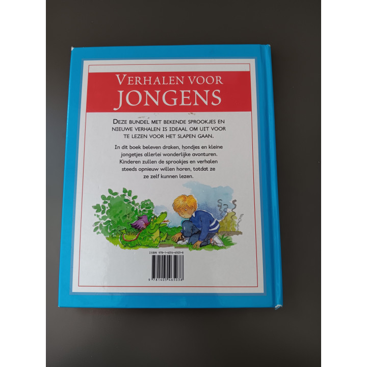 Verhalen voor jongens hardcover voorleesboek