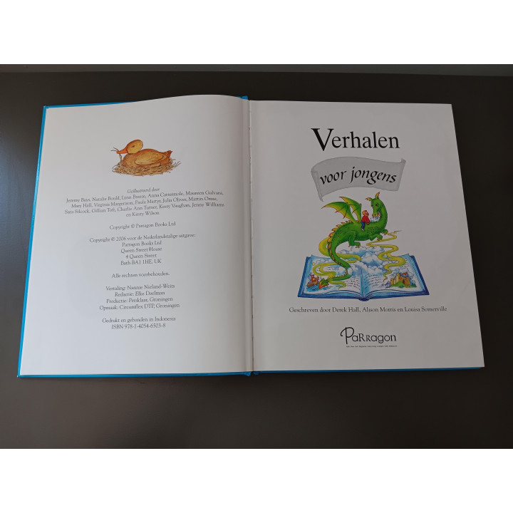 Verhalen voor jongens hardcover voorleesboek