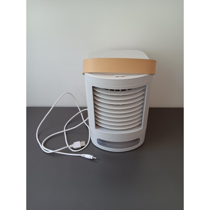 Compacte USB aircooler luchtkoeler met watertank en sfeerverlichting