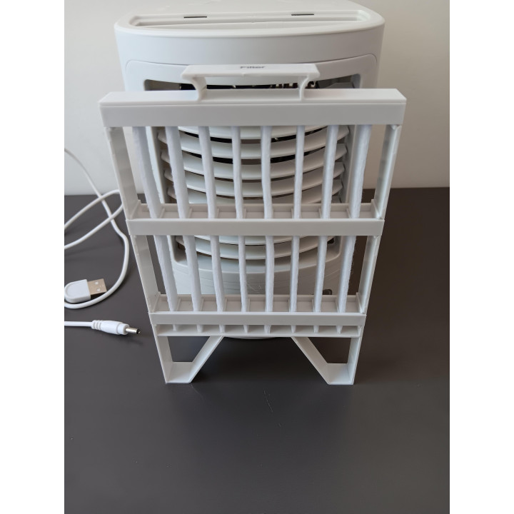 Compacte USB aircooler luchtkoeler met watertank en sfeerverlichting